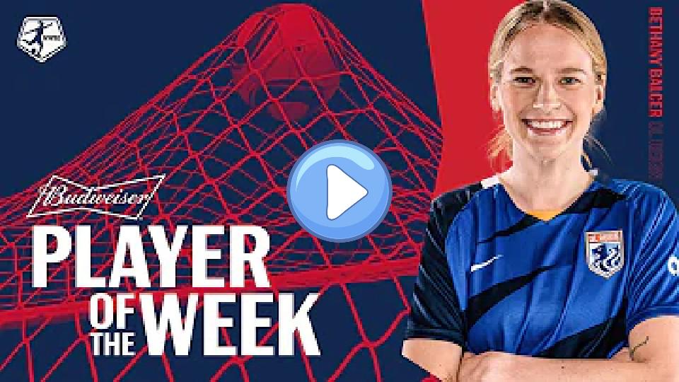 Play video: Budweiser Player of the Week | Bethany Balcer, OL Reign | Week 16 Video thumb: Budweiser Player of the Week | Bethany Balcer, OL Reign | Week 16