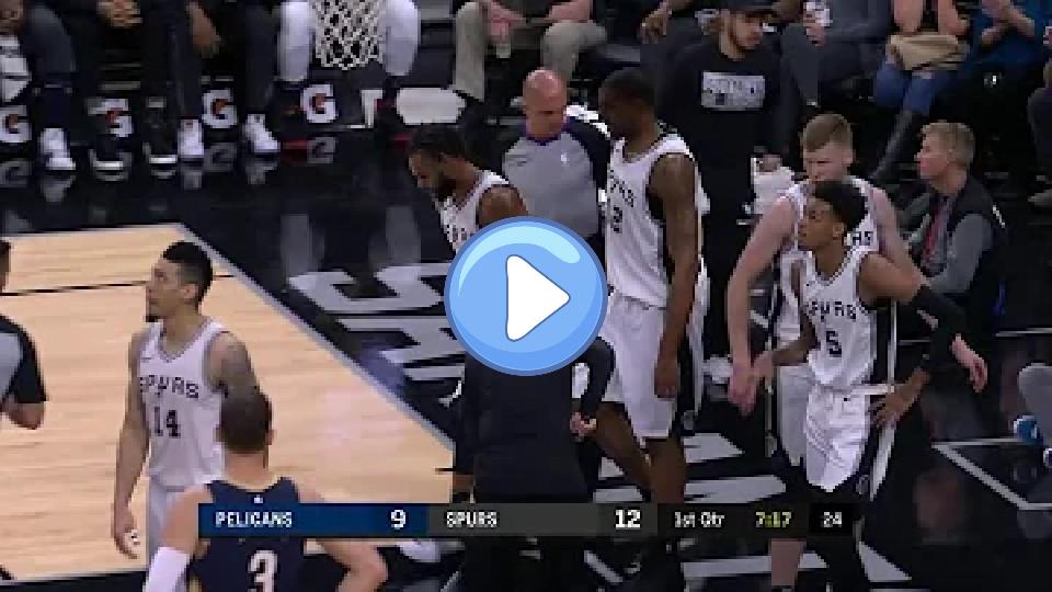 Play video: LaMarcus Aldridge Injury vs. Pelicans 02/28/2018 Video thumb: LaMarcus Aldridge Injury vs. Pelicans 02/28/2018