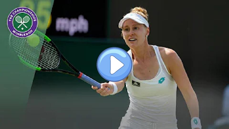 Play video: Match Point: Alison Riske vs Ash Barty, Wimbledon 2019 Video thumb: Match Point: Alison Riske vs Ash Barty, Wimbledon 2019