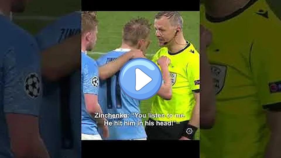 Video thumb: Zinchenko defending Foden and Fernandinho stepping in—who was in the right? #football