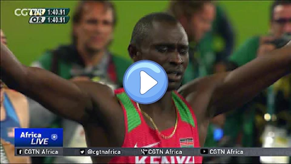 Play video: Kenyan David Rudisha reflects on recurring muscle injury Video thumb: Kenyan David Rudisha reflects on recurring muscle injury