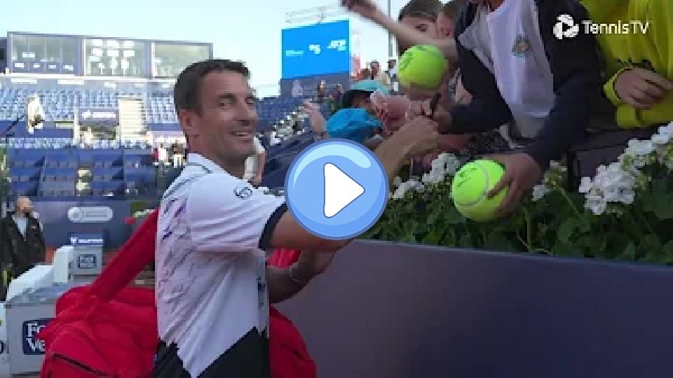 Play video: Tommy Robredo Bids Farewell in Barcelona Video thumb: Tommy Robredo Bids Farewell in Barcelona