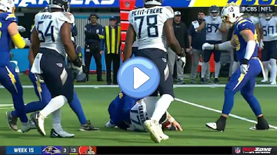 Play video: Ryan Tannehill carted off after foot injury against Chargers Video thumb: Ryan Tannehill carted off after foot injury against Chargers