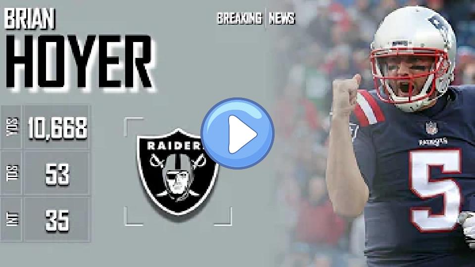 Play video: Las Vegas Raiders: Brian Hoyer HD Video thumb: Las Vegas Raiders: Brian Hoyer HD