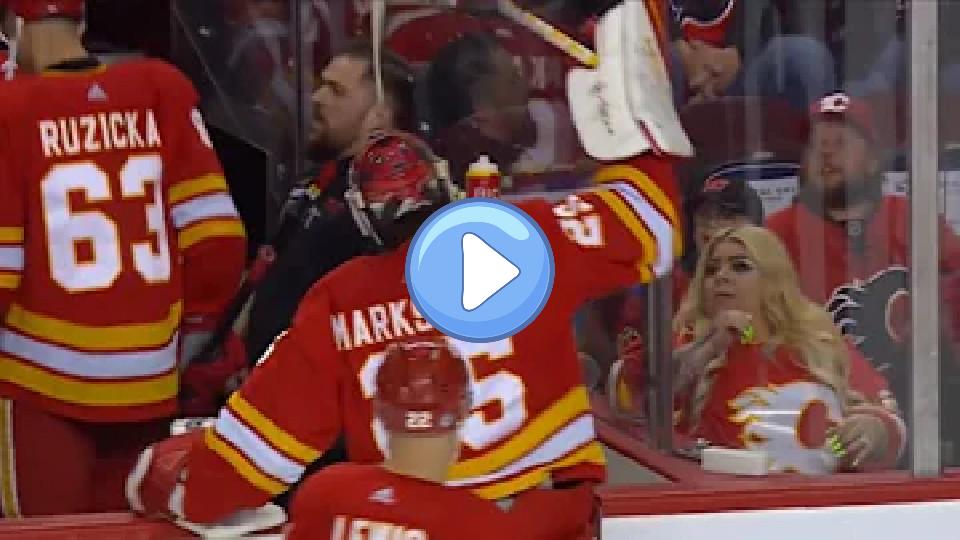 Play video: Jacob Markstrom Breaks Stick in Frustration After OT Loss Video thumb: Jacob Markstrom Breaks Stick in Frustration After OT Loss