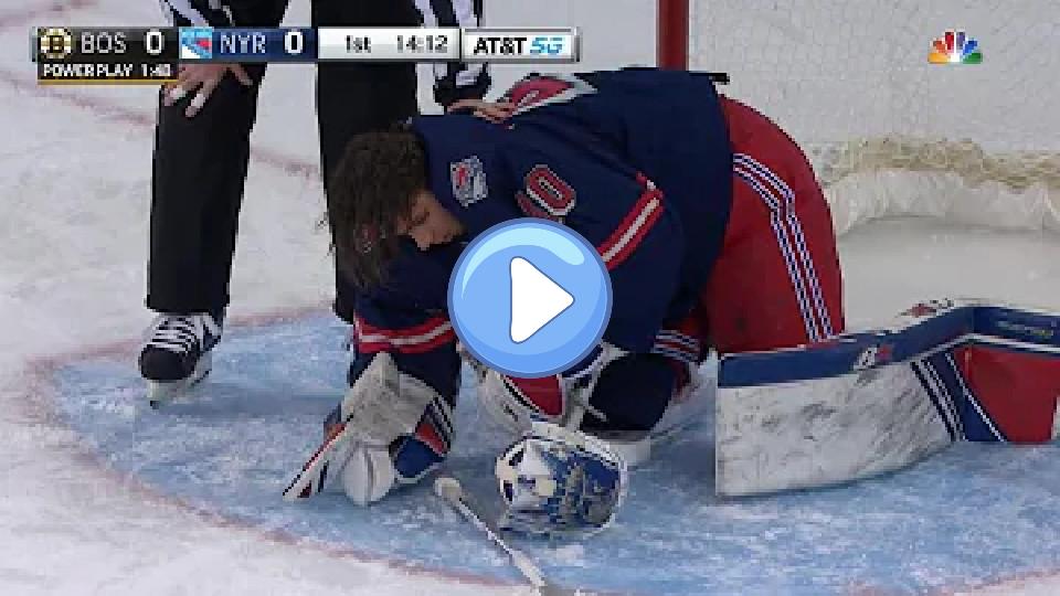 Play video: Nick Ritchie Falls on Alex Georgiev's Head; Georgiev Pulled for Protocol a Minute Later Video thumb: Nick Ritchie Falls on Alex Georgiev's Head; Georgiev Pulled for Protocol a Minute Later