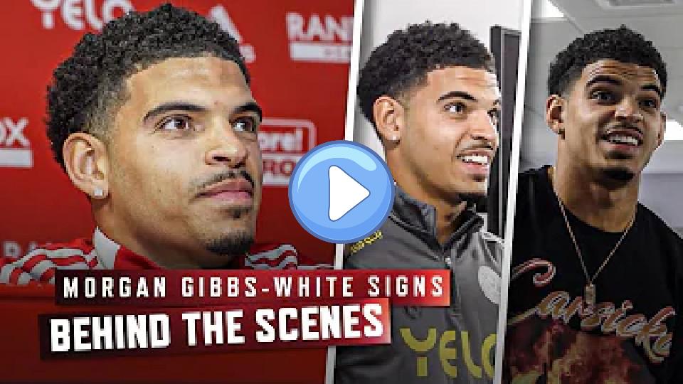 Play video: Morgan Gibbs-White joins from Wolves | Behind the Scenes | Medical, Testing & Media at Shirecliffe Video thumb: Morgan Gibbs-White joins from Wolves | Behind the Scenes | Medical, Testing & Media at Shirecliffe