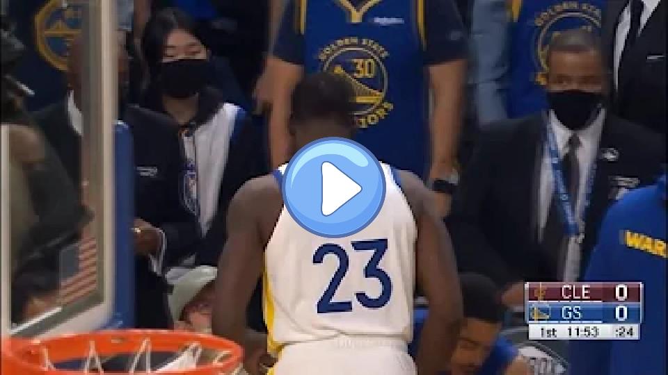 Play video: Draymond Green Injured but Still Wanted to Be on the Court for Klay Thompson's Return Game! Video thumb: Draymond Green Injured but Still Wanted to Be on the Court for Klay Thompson's Return Game!