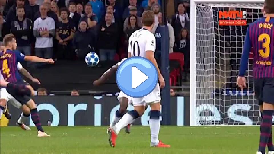 Play video: Ivan Rakitic vs Tottenham in the Champions League 2019: What a wonderful goal! 😱 Video thumb: Ivan Rakitic vs Tottenham in the Champions League 2019: What a wonderful goal! 😱