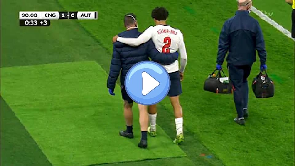 Play video: Alexander-Arnold injured for England in Euro 2020 warm-up Video thumb: Alexander-Arnold injured for England in Euro 2020 warm-up
