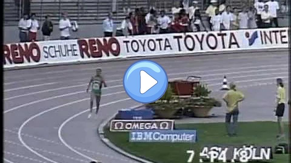 Play video: 3000m WR: Said Aouita, Cologne, 1989 Video thumb: 3000m WR: Said Aouita, Cologne, 1989