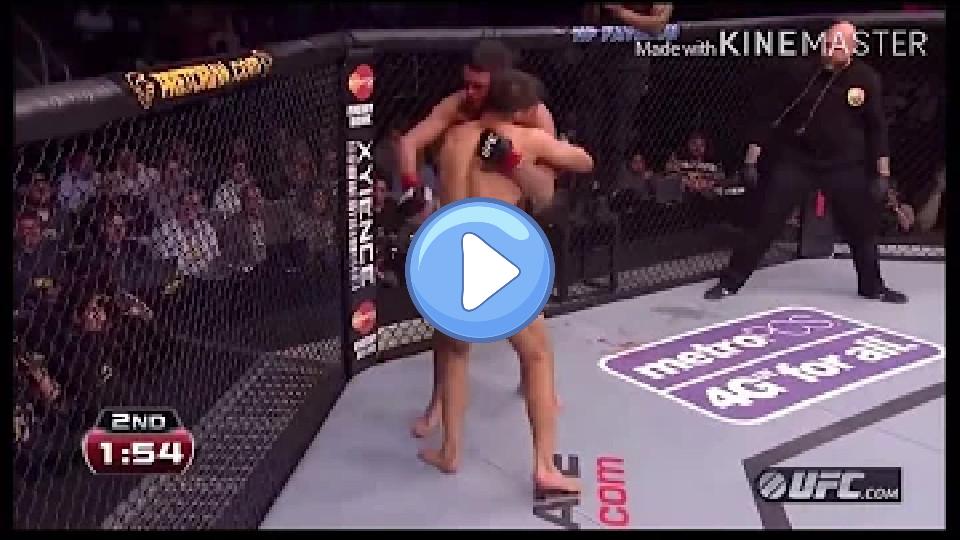 Play video: Nate Diaz gets TKO'd! Video thumb: Nate Diaz gets TKO'd!