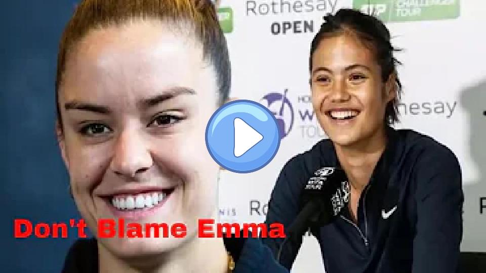 Play video: Emma Raducanu Fiercely Defended by Maria Sakkari After Injury Video thumb: Emma Raducanu Fiercely Defended by Maria Sakkari After Injury