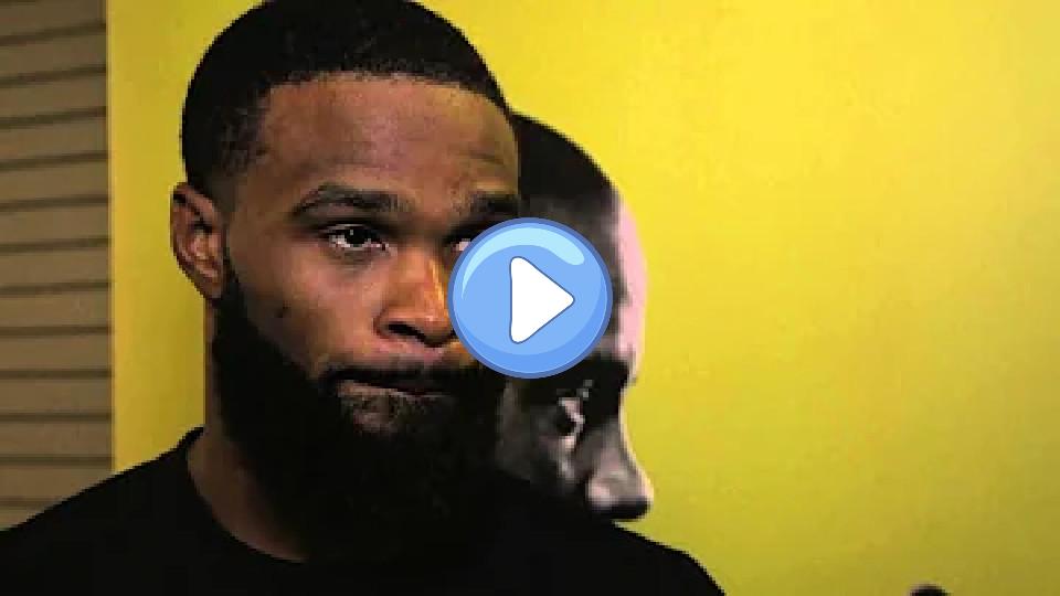 Play video: UFC 192: Woodley's Reaction to Hendricks' Injury Video thumb: UFC 192: Woodley's Reaction to Hendricks' Injury