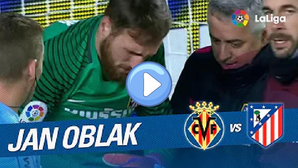 Play video: Oblak's injury in Jonathan Dos Santos' goal Video thumb: Oblak's injury in Jonathan Dos Santos' goal