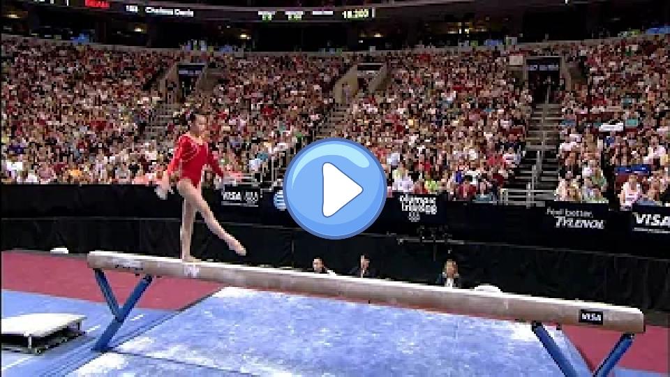 Play video: Ivana Hong - Balance Beam - 2008 Olympic Trials - Day 2 Video thumb: Ivana Hong - Balance Beam - 2008 Olympic Trials - Day 2