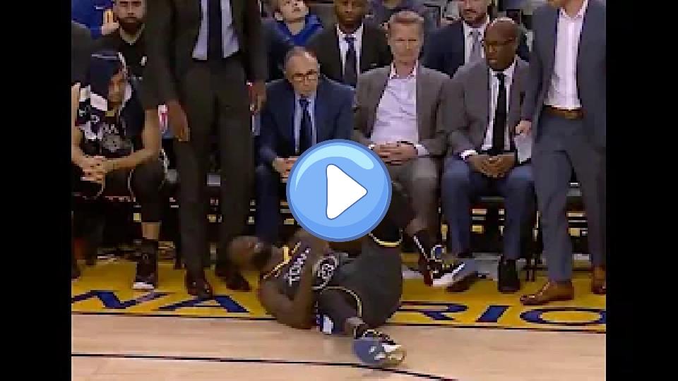 Play video: Steve Kerr Didn't See Draymond Green Get Hurt Right in Front of the Warriors Bench Video thumb: Steve Kerr Didn't See Draymond Green Get Hurt Right in Front of the Warriors Bench