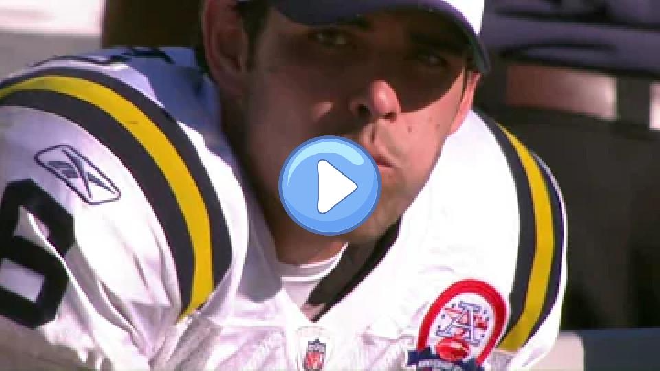 Play video: Mark Sanchez eats a hot dog on the sideline. Video thumb: Mark Sanchez eats a hot dog on the sideline.