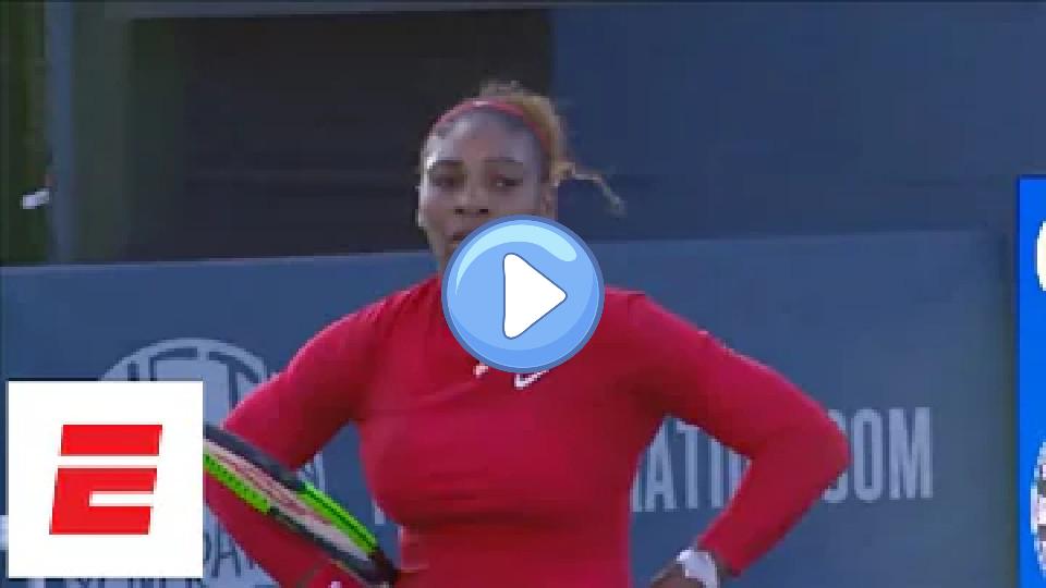 Video thumb: Serena Williams suffers worst defeat of her career to Johanna Konta [Highlights] | ESPN
