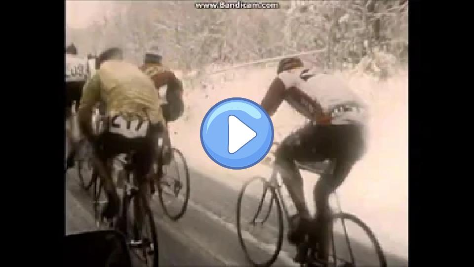 Play video: Liège-Bastogne-Liège 1980 - Bernard Hinault victorious in the snow Video thumb: Liège-Bastogne-Liège 1980 - Bernard Hinault victorious in the snow