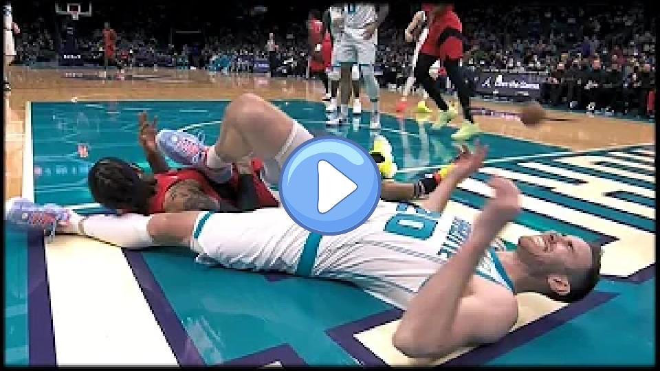 Video thumb: The Charlotte Hornets Leave Injured Gordon Hayward on the Court for 2 Straight Possessions