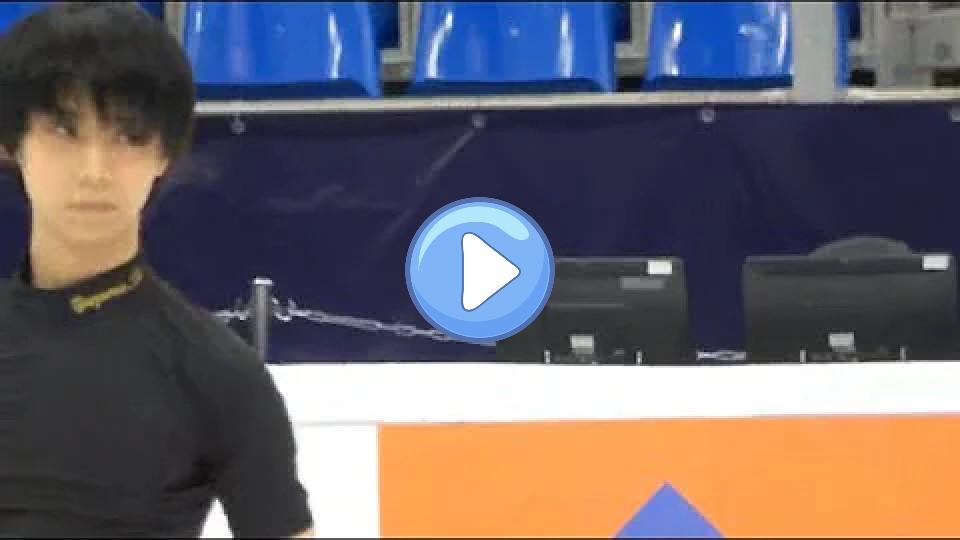 Video thumb: Yuzuru Hanyu 2018 Rostelecom Cup November 17 practice
