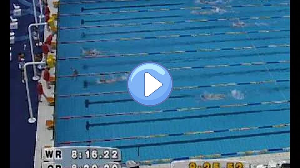 Play video: Janet Evans Wins Gold - Women's 800m Freestyle | Barcelona 1992 Olympics Video thumb: Janet Evans Wins Gold - Women's 800m Freestyle | Barcelona 1992 Olympics