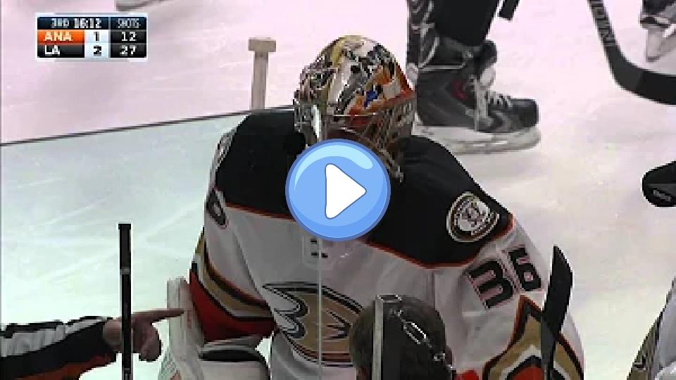 Play video: Gotta See It: Gibson loses his edge and is forced to leave the game Video thumb: Gotta See It: Gibson loses his edge and is forced to leave the game