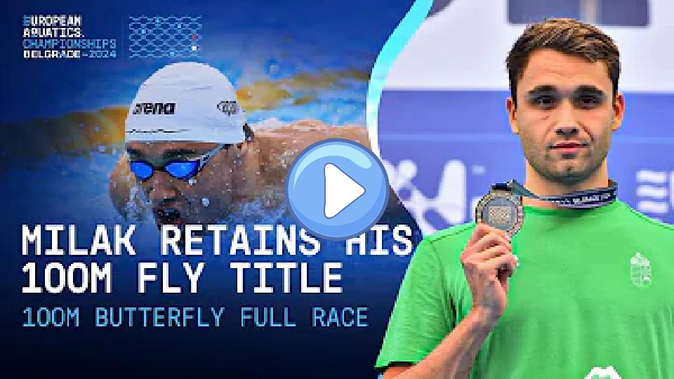 Play video: Kristof Milak is BACK - 100m Butterfly Final | HIGHLIGHTS | Belgrade 2024 Video thumb: Kristof Milak is BACK - 100m Butterfly Final | HIGHLIGHTS | Belgrade 2024