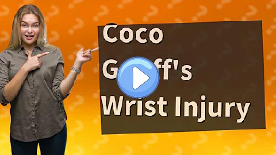 Play video: What injury did Coco Gauff sustain? Video thumb: What injury did Coco Gauff sustain?