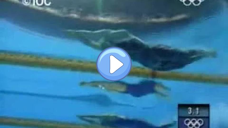 Play video: Inge de Bruijn set the 100m butterfly swimming world record at the Sydney Olympics in 2000. Video thumb: Inge de Bruijn set the 100m butterfly swimming world record at the Sydney Olympics in 2000.