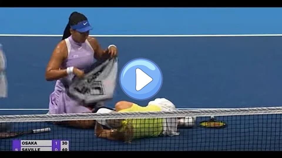 Play video: Naomi Osaka vs Daria Saville (Severe ACL Injury) Video thumb: Naomi Osaka vs Daria Saville (Severe ACL Injury)