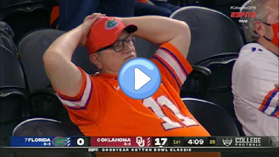 Play video: Heisman Finalist Kyle Trask Throws 3 INTs in 1st Quarter Against Oklahoma Video thumb: Heisman Finalist Kyle Trask Throws 3 INTs in 1st Quarter Against Oklahoma