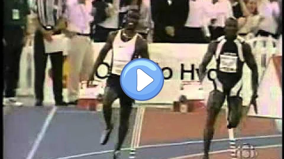 Play video: 1997 - Donovan Bailey vs. Michael Johnson 150m Video thumb: 1997 - Donovan Bailey vs. Michael Johnson 150m