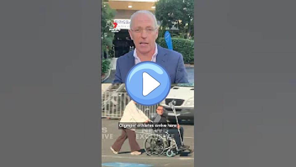 Video thumb: Ian Thorpe seen in a wheelchair