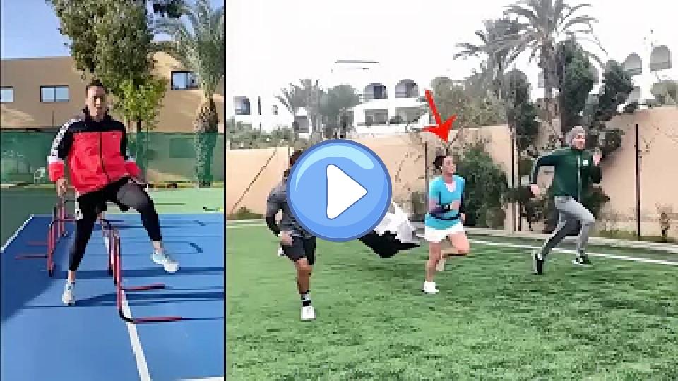 Play video: Don't Ignore: Ons Jabeur's Tennis Footwork Drills Video thumb: Don't Ignore: Ons Jabeur's Tennis Footwork Drills