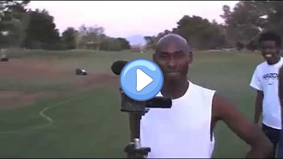 Video thumb: Bernard Lagat tries out for a job at FloTrack.