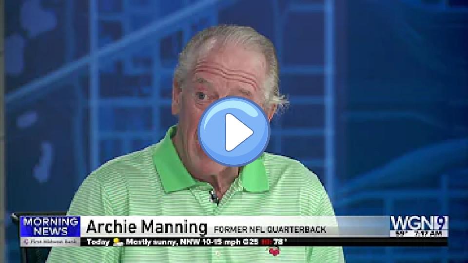 Play video: WGN-TV: Archie Manning Discusses Recovery from Back Pain Video thumb: WGN-TV: Archie Manning Discusses Recovery from Back Pain