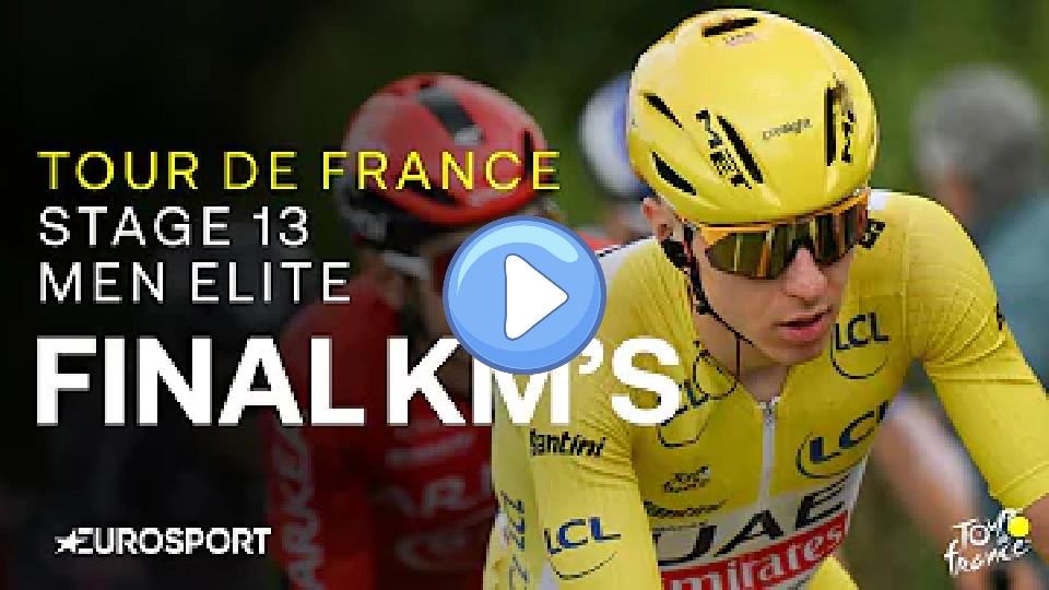 Play video: CHAOTIC RACE! 🤯 | Tour de France Stage 13 Final Kilometers | Eurosport Cycling Video thumb: CHAOTIC RACE! 🤯 | Tour de France Stage 13 Final Kilometers | Eurosport Cycling