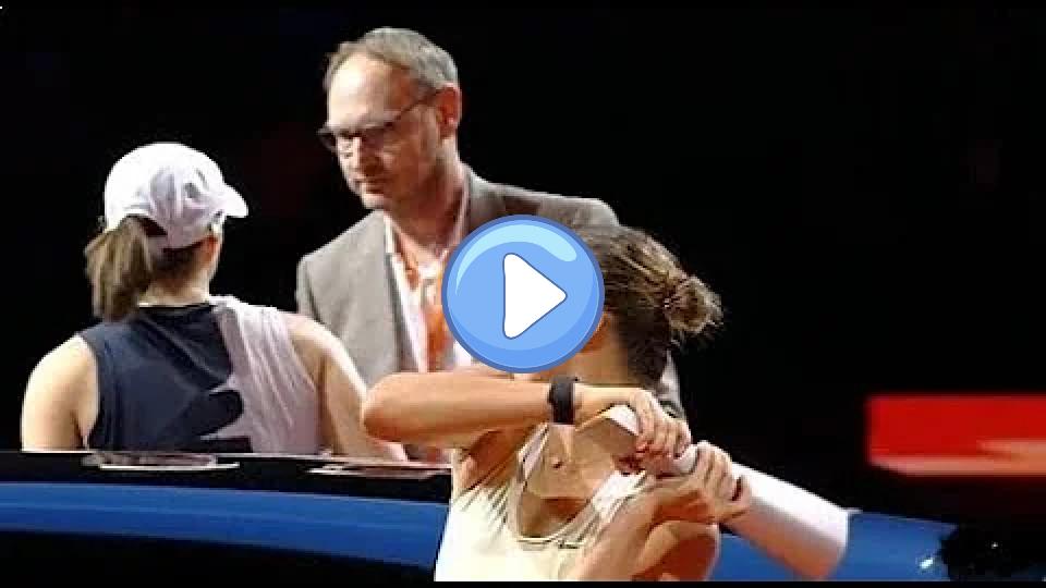 Play video: SABALENKA JOKINGLY TRIES TO DAMAGE ŚWIĄTEK'S PORSCHE | April 23, 2023 Video thumb: SABALENKA JOKINGLY TRIES TO DAMAGE ŚWIĄTEK'S PORSCHE | April 23, 2023