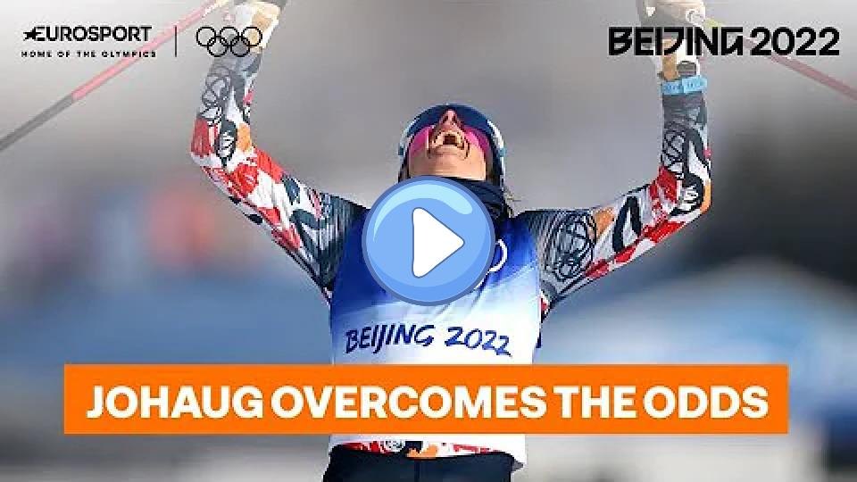 Play video: Norway's Therese Johaug wins first gold medal of Beijing 2022 | 2022 Winter Olympics Video thumb: Norway's Therese Johaug wins first gold medal of Beijing 2022 | 2022 Winter Olympics