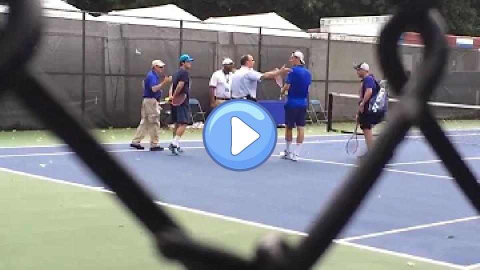 Play video: Bernard Tomic and Victor Troicki in Heated Exchange with Washington Police Officer Video thumb: Bernard Tomic and Victor Troicki in Heated Exchange with Washington Police Officer