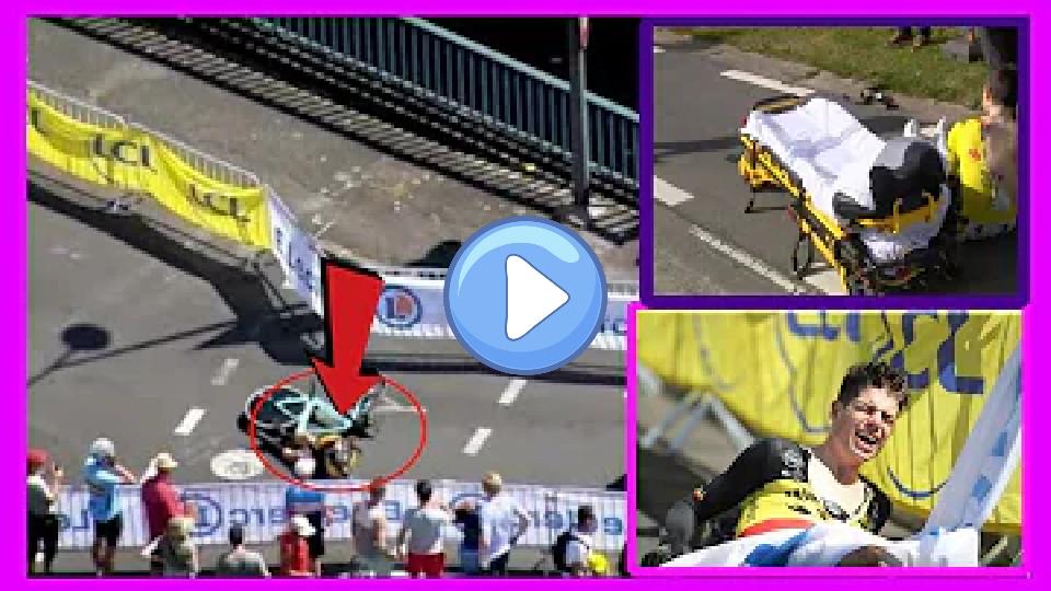 Play video: Wout van Aert Injury Update After Crash at Tour Video thumb: Wout van Aert Injury Update After Crash at Tour