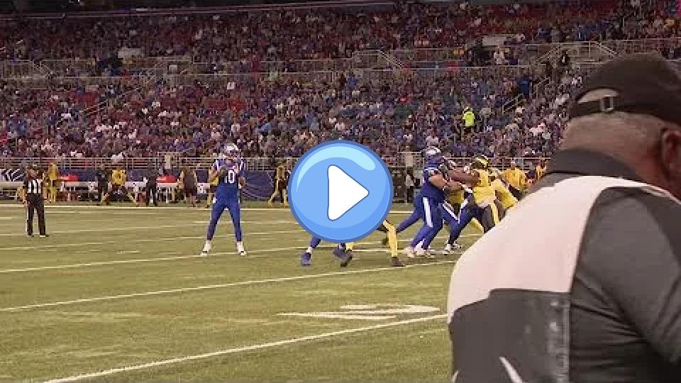 Play video: Battlehawks QB McCarron pushes through injury into the playoffs Video thumb: Battlehawks QB McCarron pushes through injury into the playoffs