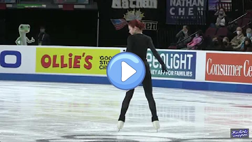 Play video: Alexandra Trusova training in Las Vegas despite injury. Figure skating, Grand Prix. Video thumb: Alexandra Trusova training in Las Vegas despite injury. Figure skating, Grand Prix.