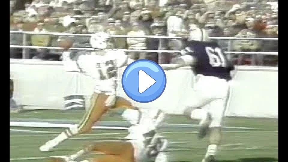 Play video: Jim Kelly - Miami vs. Penn State, 1979 Video thumb: Jim Kelly - Miami vs. Penn State, 1979