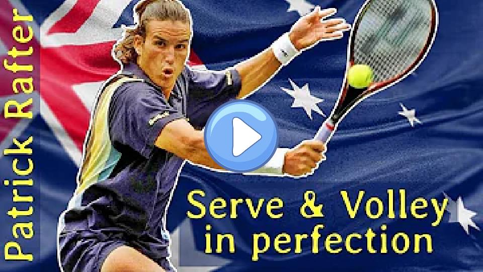 Play video: Patrick Rafter 🇦🇺: Serve & Volley Perfection. Video thumb: Patrick Rafter 🇦🇺: Serve & Volley Perfection.