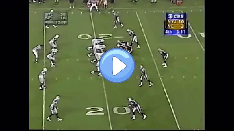 Play video: The Hit That Changed Everything: Mo Lewis' Hit on Drew Bledsoe (Week 2, 2001) Video thumb: The Hit That Changed Everything: Mo Lewis' Hit on Drew Bledsoe (Week 2, 2001)