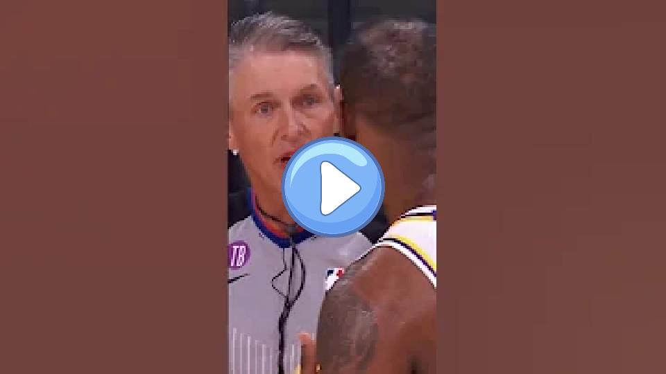 Play video: LeBron APOLOGIZES to Scott Foster: Video thumb: LeBron APOLOGIZES to Scott Foster: