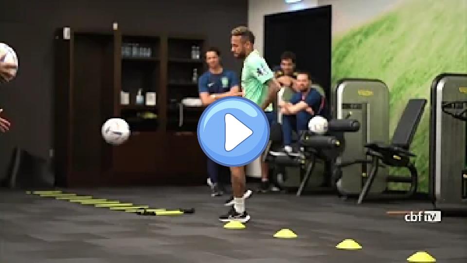 Play video: New video shows Neymar fighting back from injury Video thumb: New video shows Neymar fighting back from injury